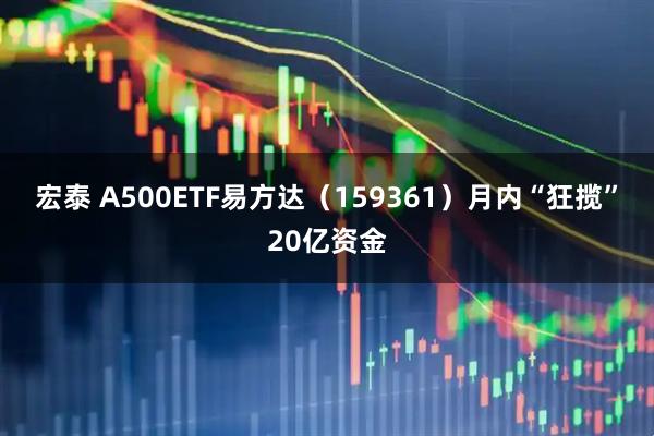 宏泰 A500ETF易方达（159361）月内“狂揽”20亿资金