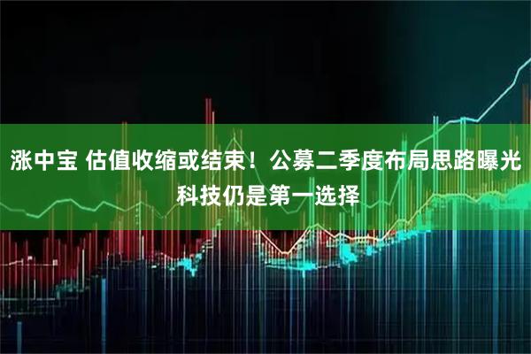 涨中宝 估值收缩或结束！公募二季度布局思路曝光 科技仍是第一选择