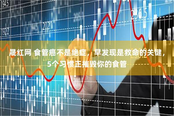 晟红网 食管癌不是绝症，早发现是救命的关键，5个习惯正摧毁你的食管
