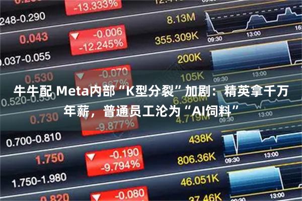 牛牛配 Meta内部“K型分裂”加剧：精英拿千万年薪，普通员工沦为“AI饲料”